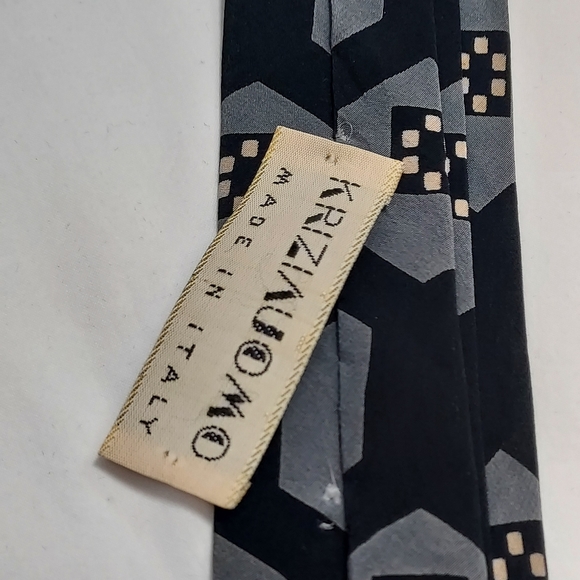 Vintage 80s Krizia Uomo Silk Neck Tie - Picture 8 of 8
